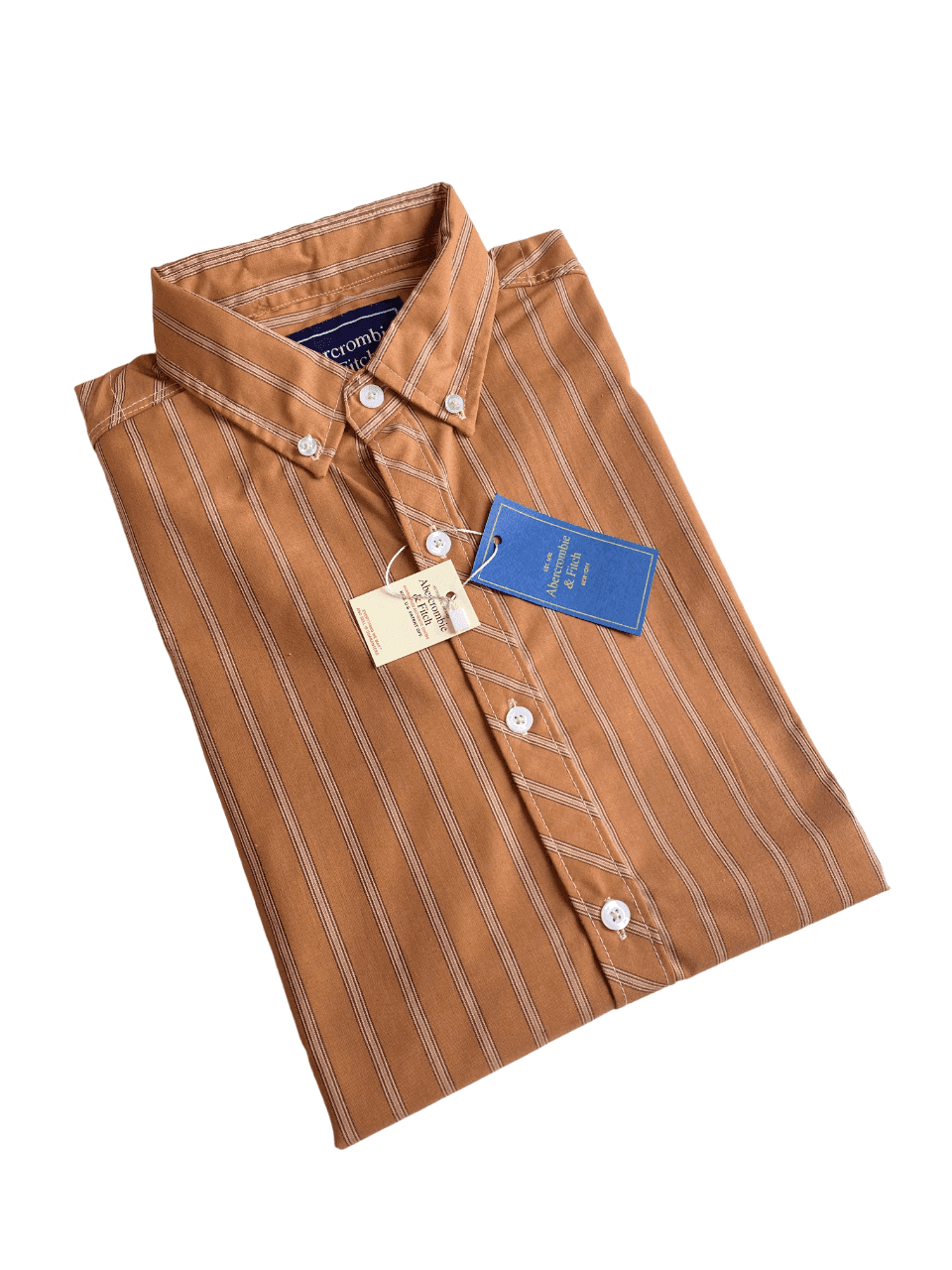 Abercrombie | MENS CASUAL SHIRT | FULL Sleeves | 100% IMPORTED FABRIC | 100% SHAMBRY COTTON | BROWN LINE