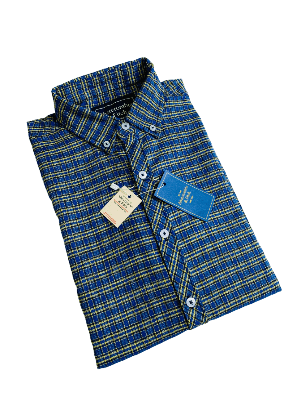 Abercrombie | MENS CASUAL SHIRT | FULL Sleeves | 100% IMPORTED FABRIC | 100% SHAMBRY COTTON | SQUIRE CHECK