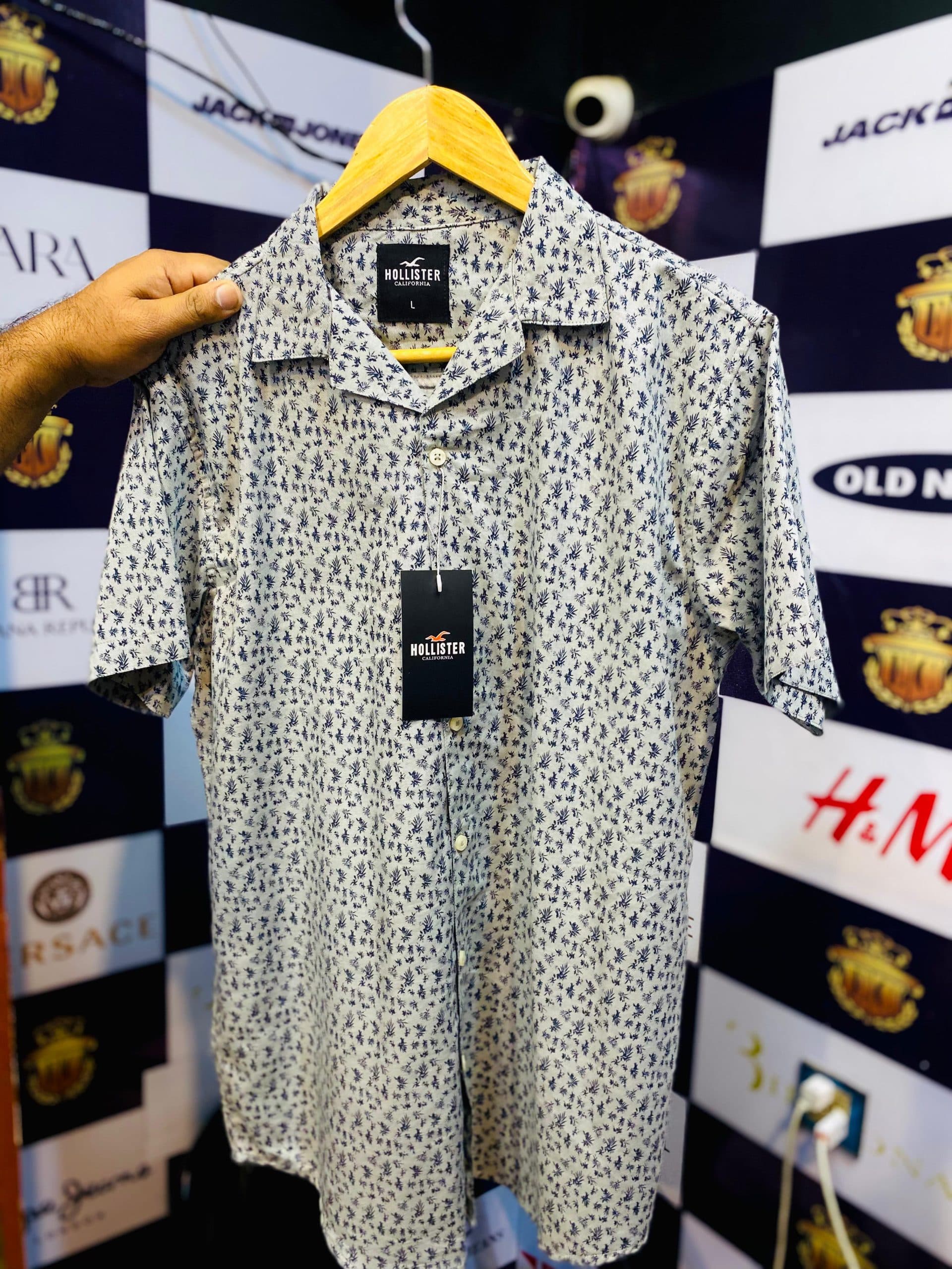 SAFARI PRINTED SHIRT | FEBRIC IMPORTED LINEN | VERY PREMIUM QUALITY | USE FOR SUMMER | GREY PRINTED
