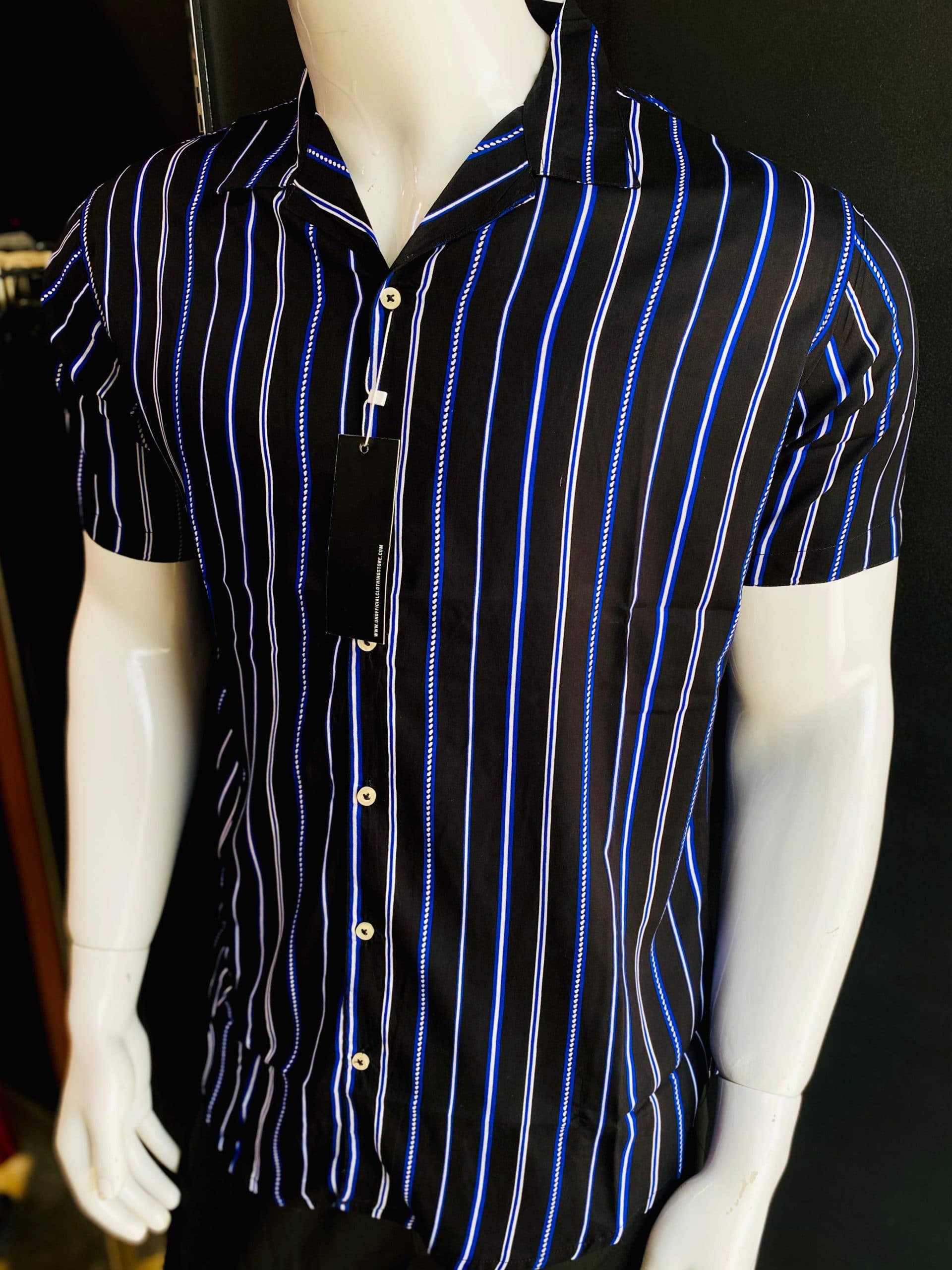 SAFARI PRINTED SHIRT | FEBRIC IMPORTED LINEN | VERY PREMIUM QUALITY | USE FOR SUMMER | BLUE LINING