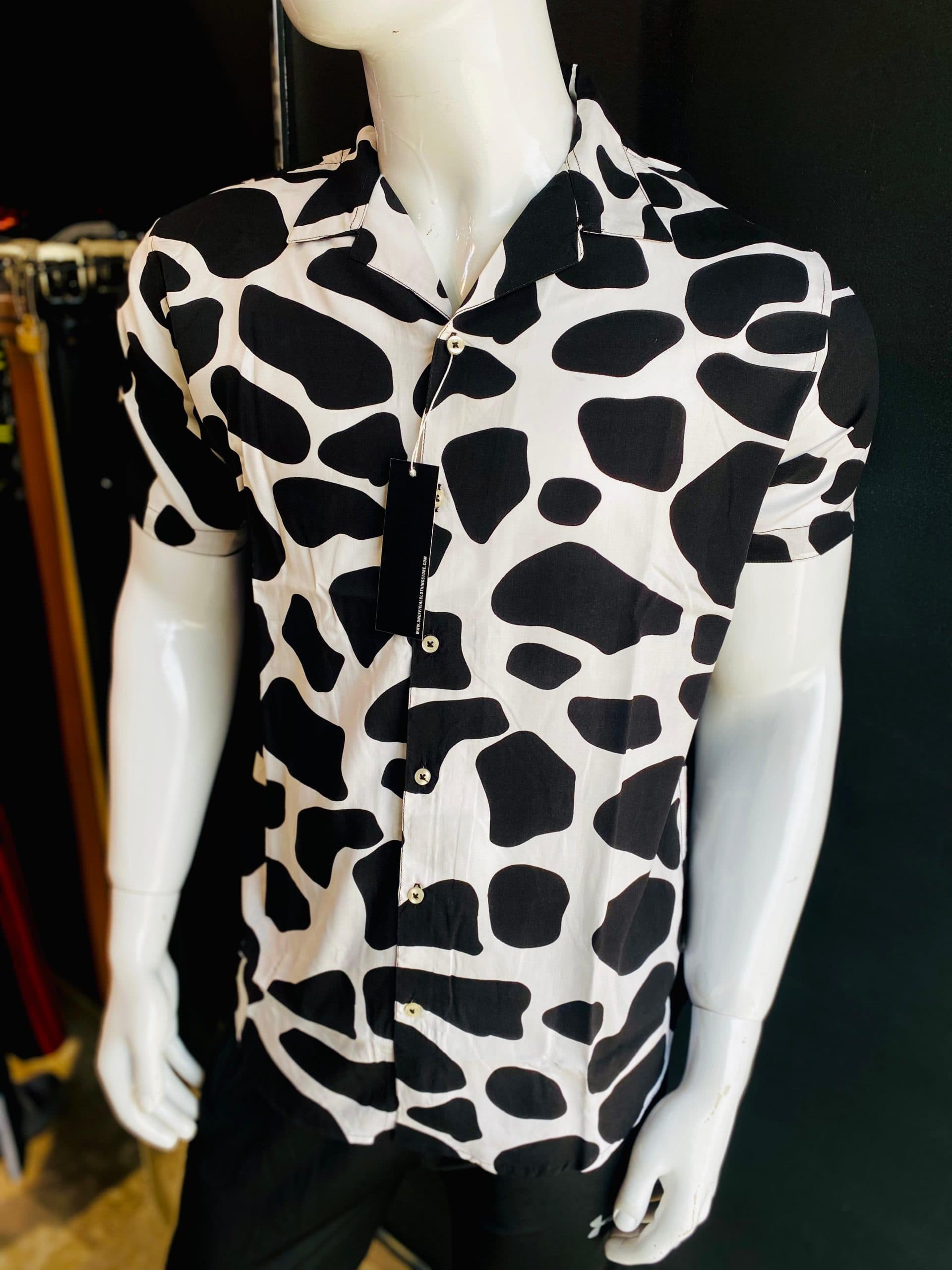 Safari Printed Shirt | Imported Linen Fabric | Premium Quality | Ideal for Summer | Black Panda Collection