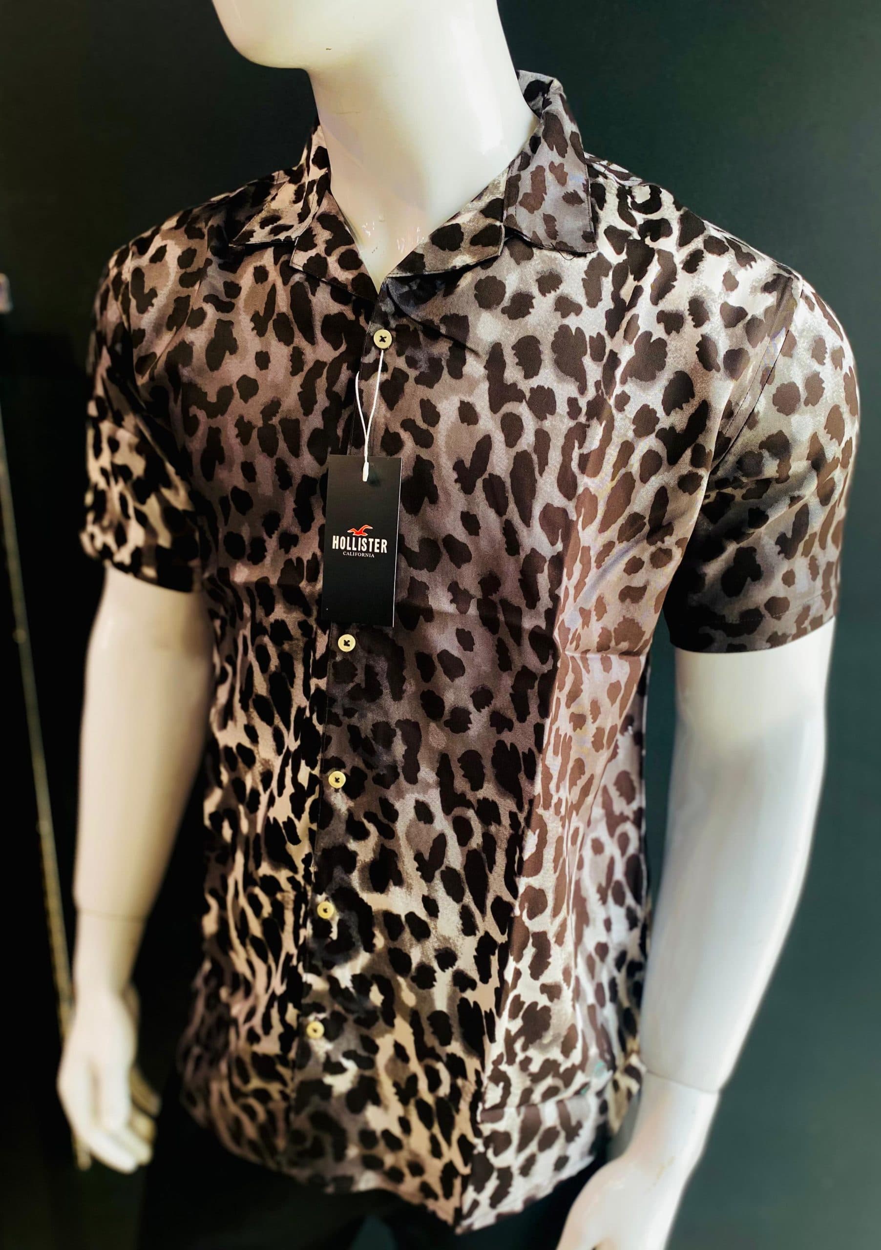 SAFARI PRINTED SHIRT | FEBRIC IMPORTED LINEN | VERY PREMIUM QUALITY | USE FOR SUMMER | CHETAH PRINT