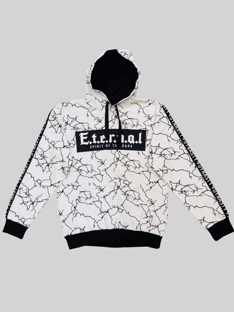 INFINITY | 100% ORIGNAL | MEN'S HOODIE | EXPORT QUALITY | WHITE PRINTED