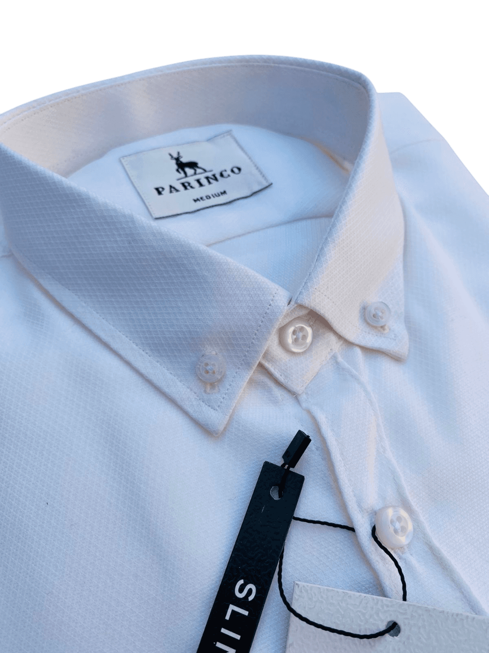 Parinco Exclusive Quality Casual Shirt | 100% Imported Cotton | White