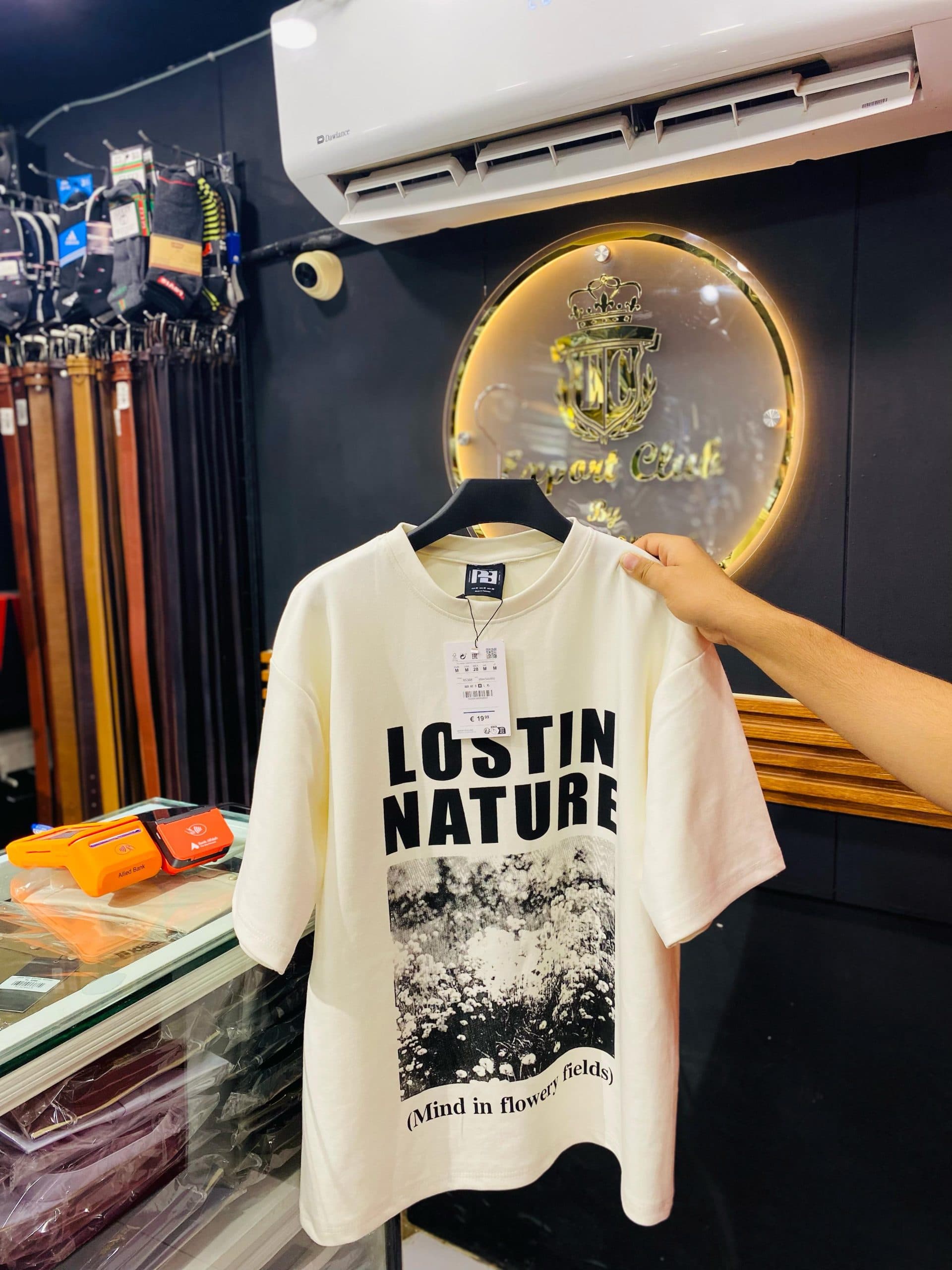 pull & bear | drop shoulder t shirt | 100% original | exclusive quality with high gsm stuff | off white