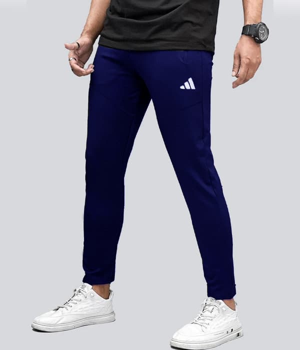 ADIDAS Men's Trouser | 100% Imported | Made in Thailand | Dry Fit | Power Stretch | Skinny Slim Fit | Navy Blue