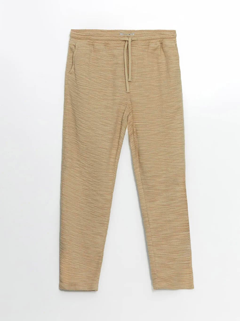 EASY CARE SUMMER TROUSER WITH JOGGER WAIST BAND | 100% original | exclusive quality | brown strips
