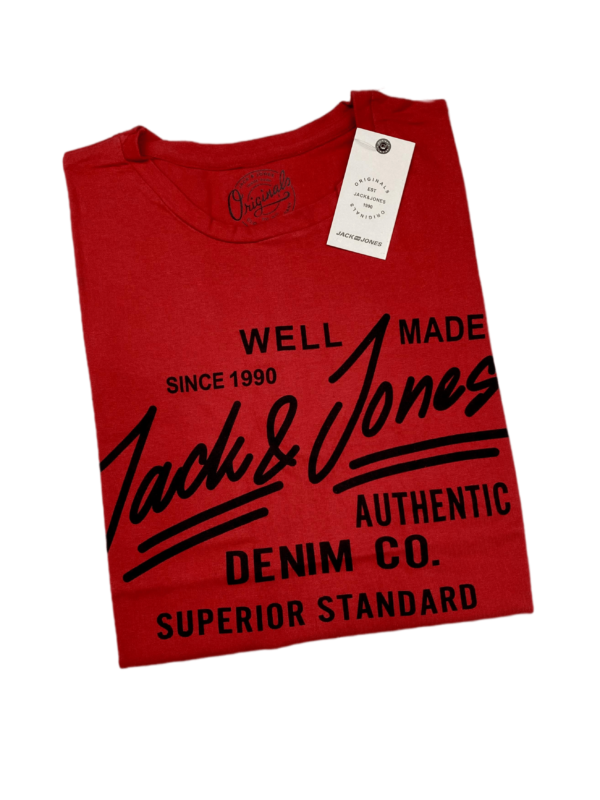 JACK & JONES | 100% ORIGINAL TEES | RED