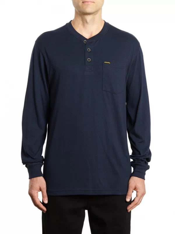 Buy Men's Henley T Shirt | Blue
