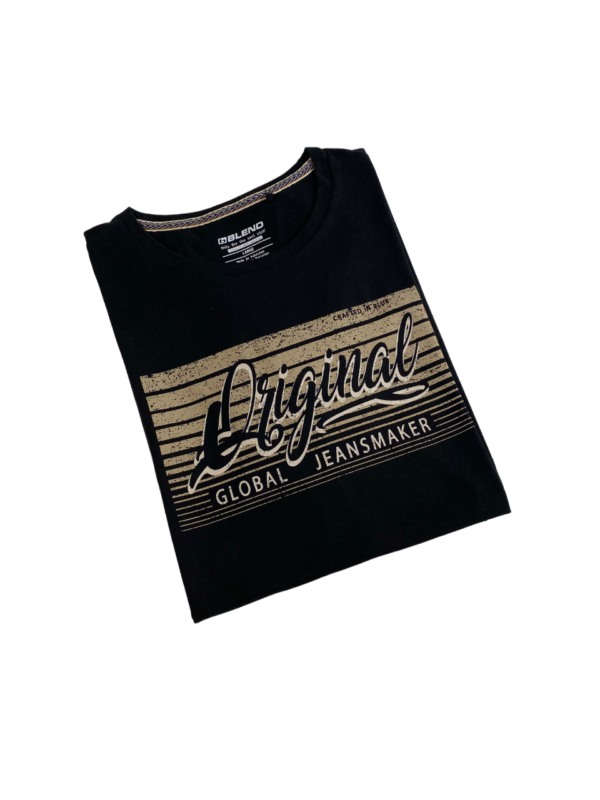 Buy Men's T-shirts | Blend | Export Quality | BLACK