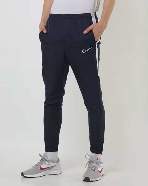 NIKE | PREMIUM DRY FIT TROUSER | MADE IN THAILAND | 100% IMPORTED | SLIM FIT | SIDE PANEL | JET BLACK