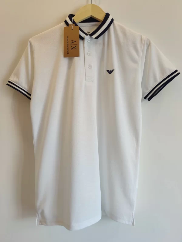 EXPORT CLUB Polo shirts for men WHITE