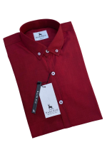 Parinco | Premium Quality Casual Shirt | 100% Imported Cotton | Maroon - Image 2