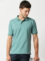 MILANO | 100% AUTHENTIC POLO T SHIRT | SOFT COTTON PK | SMALL EMBRAIDED LOGO ON FRONT | LIGHT GREEN - Image 2