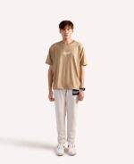 snazz | drop shoulder t shirt | 100% original | exclusive quality with high gsm stuff | light brown