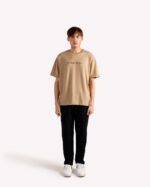 snazz | drop shoulder t shirt | 100% original | exclusive quality with high gsm stuff | light brown
