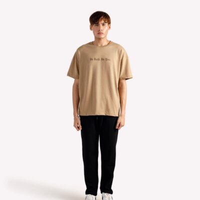 snazz | drop shoulder t shirt | 100% original | exclusive quality with high gsm stuff | light brown
