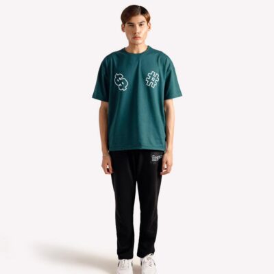 snazz | drop shoulder t shirt | 100% original | exclusive quality with high gsm stuff | green
