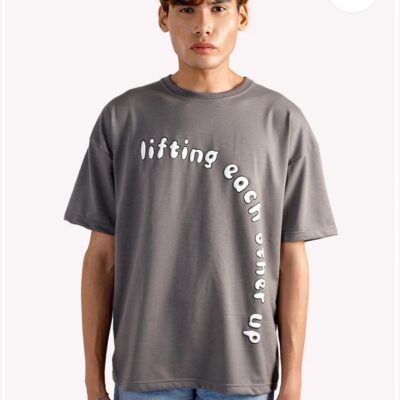 snazz | drop shoulder t shirt | 100% original | exclusive quality with high gsm stuff | light grey