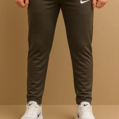 Men Thailand imported trouser | dry fit | zip on pockets | choco brown