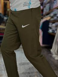 Men Thailand imported trouser | dry fit | zip on pockets | olive green