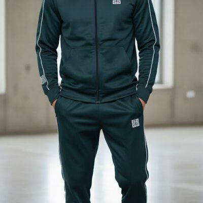 imported winter tracksuit for men | bottle green