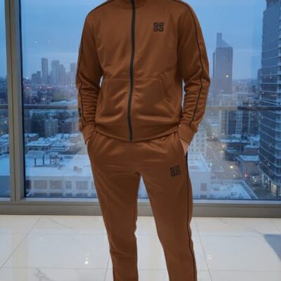 imported winter tracksuit for men | brown
