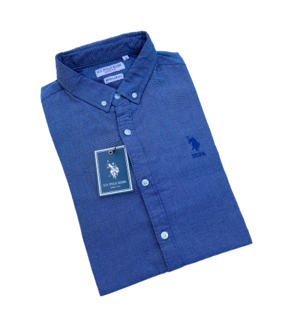 Buy Polo Shirt Online in Pakistan | Mens Shirt | Full Sleeves | BLUE