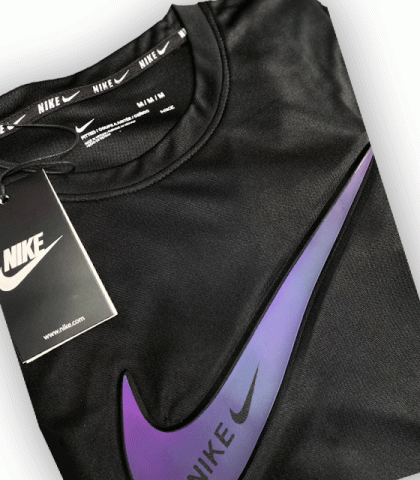 Buy Nike T-shirt For Men In Pakistan | Dry Fit | 100% IMPORTED | JET BLACK