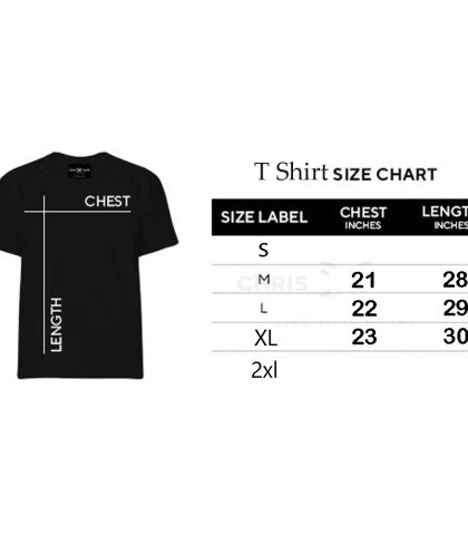 dry fit size chart